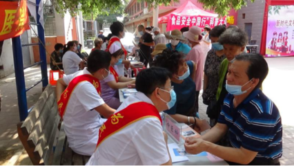 沈陽市安寧醫院參與北站街道新時代文明實踐志愿服務大集 聚焦社會經濟咨詢服務